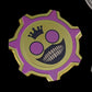 Clown Crown Double‑Sided Titanium Alloy Gear Commemorative Coin Office Play Decompression Toy