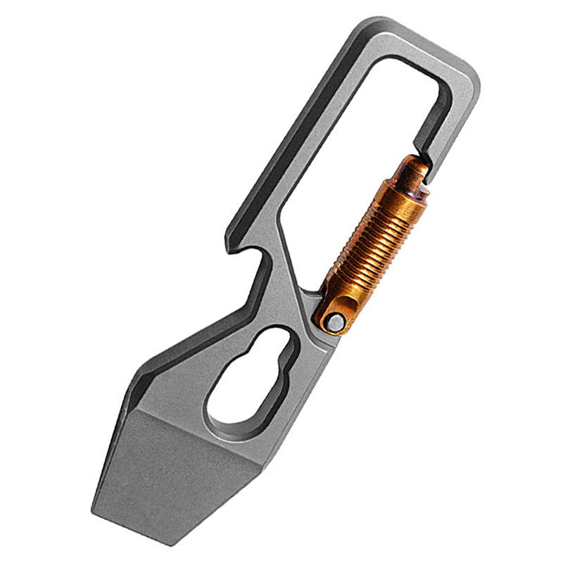 Titanium Alloy Multifunctional Crowbar Keychain With Bottle Opener EDC Tool