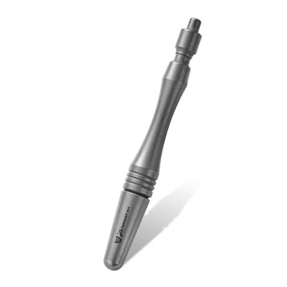 Mini titanium alloy ballpoint pen can be extended, the pen body can be used as a massage stick, suitable for outdoor EDC