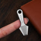 Titanium Alloy Mini Crowbar Keychain Pendant Portable EDC Tool