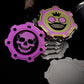 Clown Crown Double‑Sided Titanium Alloy Gear Commemorative Coin Office Play Decompression Toy