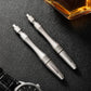 Mini titanium alloy ballpoint pen can be extended, the pen body can be used as a massage stick, suitable for outdoor EDC