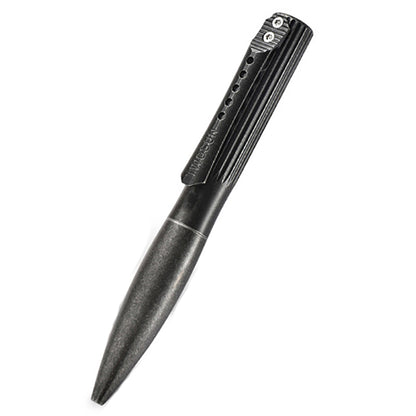 Titanium Alloy Writing Pen Multifunctional Portable EDC Tactical Pen (Black)