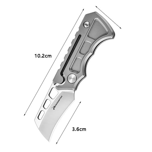 Hollow Titanium Alloy Folding Knife - Mini Portable EDC Tool For Daily Carry