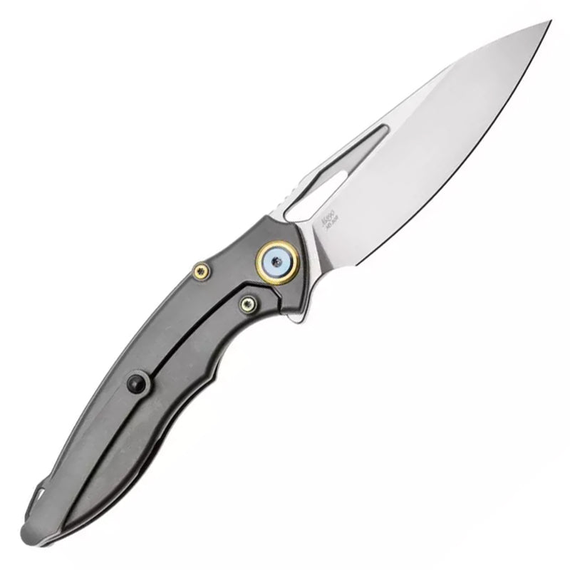 Rike Knife 1902s Small Folding Knife M390 Blade Material Red Carbon Fiber Titanium Alloy Handle