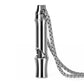 Emergency Whistle Titanium Whistle MANCOPE Outdoor for Keychain KS002 Silver