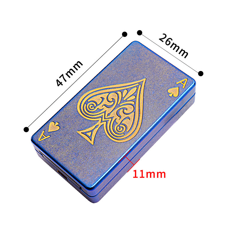 Titanium Alloy Mechanical Push Brand EDC Portable Decompression Toy