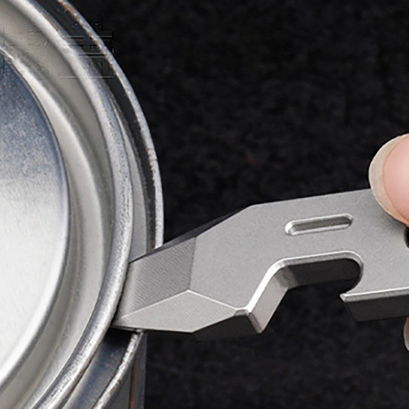 Titanium Alloy Crowbar Multifunctional EDC Key Pendant Bottle Opener