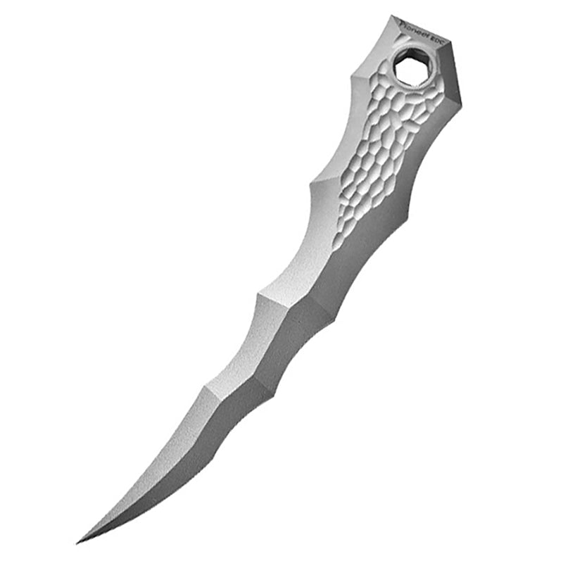 Titanium Alloy Multifunctional Crowbar Sandblasting Process Tea Needle Suitable For EDC Or Outdoor Use