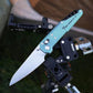 NOC KNIFE Folding Knife  MT-27 Blade M390 Steel Pocket Knife Green