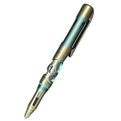 Green Gold Titanium Alloy Tactical Pen Multifunctional EDC Equipment
