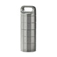 Titanium Alloy Portable Sealed Cabin Mini Medicine Bottle Waterproof Warehouse Outdoor EDC Supplies