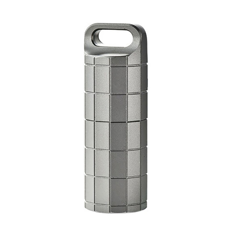 Titanium Alloy Portable Sealed Cabin Mini Medicine Bottle Waterproof Warehouse Outdoor EDC Supplies