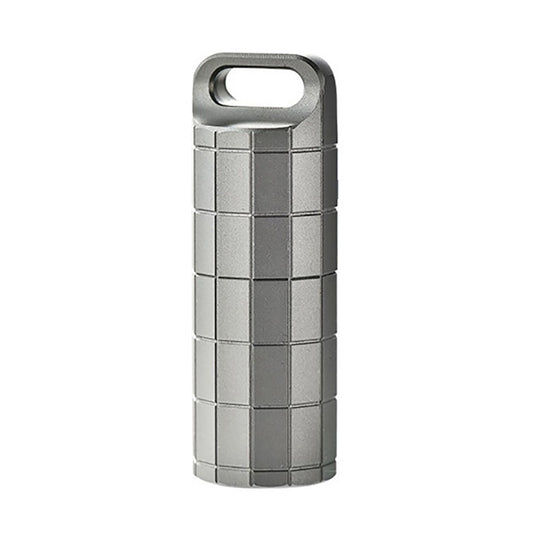 Titanium Alloy Portable Sealed Cabin Mini Medicine Bottle Waterproof Warehouse Outdoor EDC Supplies