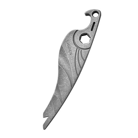 Titanium Alloy Multifunctional Crowbar EDC Tool Bottle Opener Emergency Tool