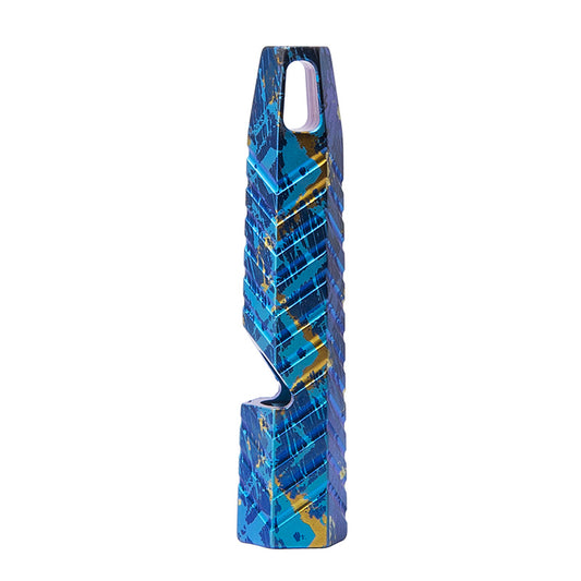 Titanium alloy whistle 120 decibels burst sound, non-slip and durable, essential emergency equipment for outdoor EDC