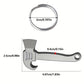 Multifunctional Titanium Alloy Mini Crowbar EDC Key Pendant Lightweight Keychain Tool