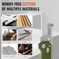9Ti EDC Aluminum Alloy Utility Knife With Green Handle With 10 Blades Suitable For EDC And Outdoor Use