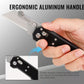 9Ti EDC Aluminum Alloy Utility Knife With Green Handle With 10 Blades Suitable For EDC And Outdoor Use