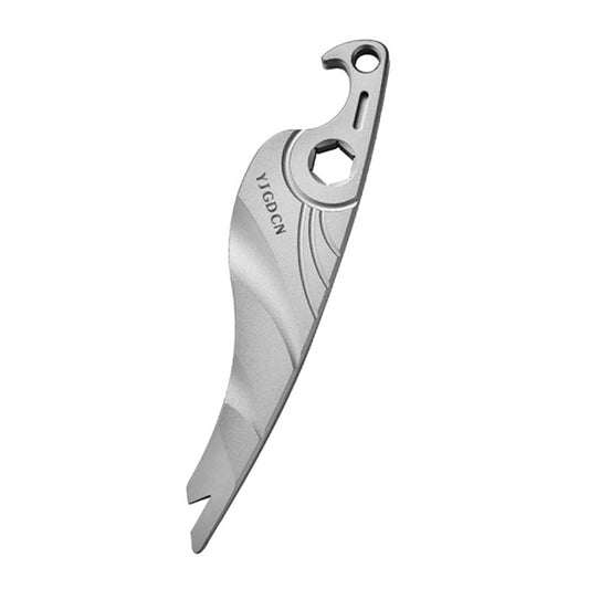 Titanium Alloy Multifunctional Crowbar EDC Tool Bottle Opener Emergency Tool