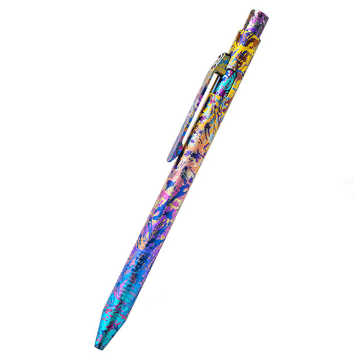 Limited Edition Titanium Alloy Pen with Oil Painting Design