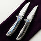 Titanium Carbon Fiber Folding Knife With D2 Steel Blade