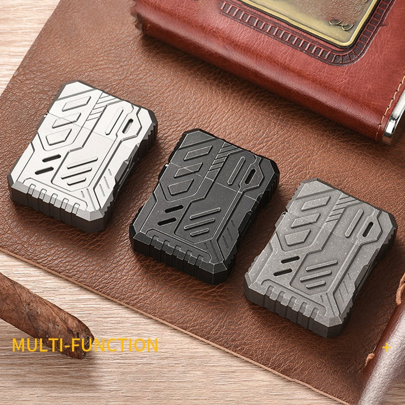 Mecha Titanium Alloy Lighter Kerosene Men's Advanced Creative Lighter EDC Tool