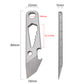 Titanium Alloy Multifunctional Mini Crowbar With Bottle Opener And Hex Wrench