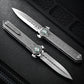 D2 Steel Blade Titanium Alloy Handle Folding Knife Outdoor Daily Multitool