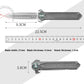 D2 Steel Blade Titanium Alloy Handle Folding Knife Outdoor Daily Multitool