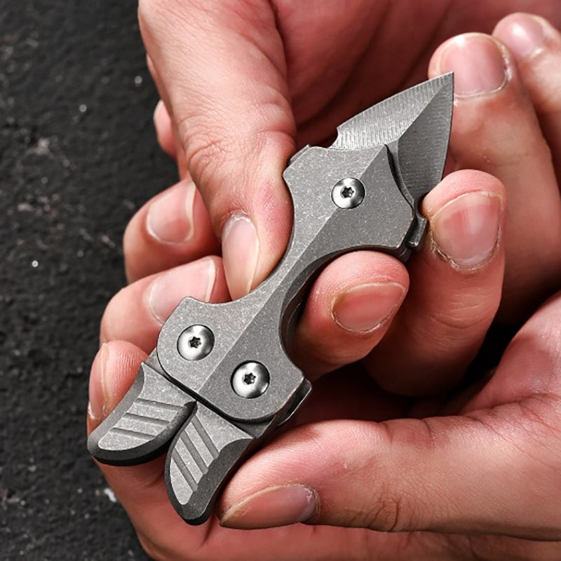 Titanium Alloy Multifunctional Crowbar Sandblasting Process Outdoor Portable EDC Tool