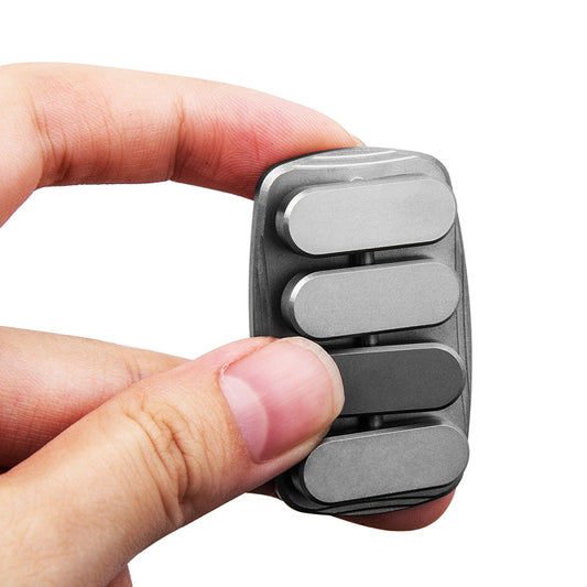 Titanium Alloy EDC Decompression Toy Portable Rhythm Pop Coin