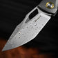 Carbon Fiber Titanium Alloy Folding Knife M390 Steel Blade Outdoor Portable EDC Tool