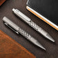 Titanium alloy signature pen, pull-out switch, with a back clip design, lightweight pocket for carrying