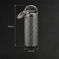 Pure Titanium Mini Medicine Box With Stainless Steel Key Ring, Keychain Pendant