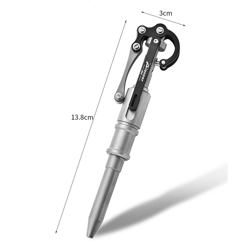 Multifunctional Mechanical Titanium Alloy Tactical Pen, EDC Business Signature Pen Gift