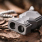 Hammered Stone Washed Titanium Alloy Whistle, Waterproof Portable EDC Essential
