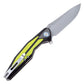 Rike Knife Folding Knife Tulay G10 Handle 154CM Blade Green&Black
