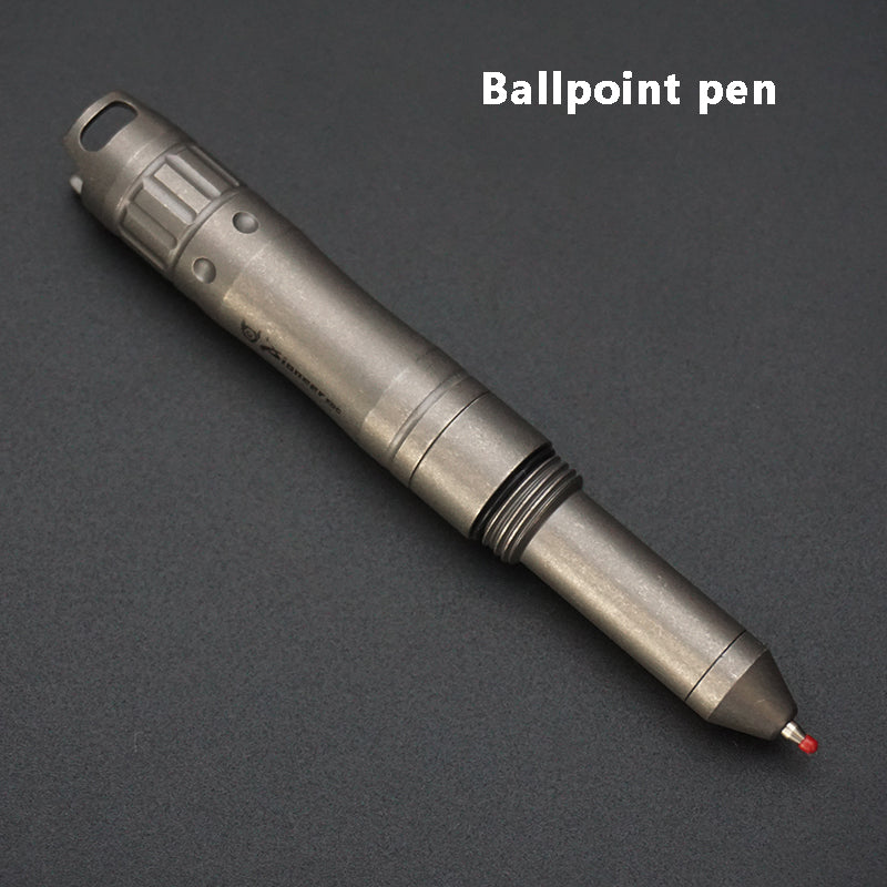 Titanium Alloy Multifunctional Whistle, Touch Screen Pen & Ballpoint Pen 2-in-1 Whistle, Premium EDC Tool