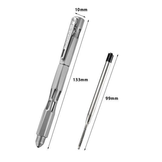 Titanium Alloy Multifunctional Tactical Pen EDC Equipment Writing Pen（Sand blasting）