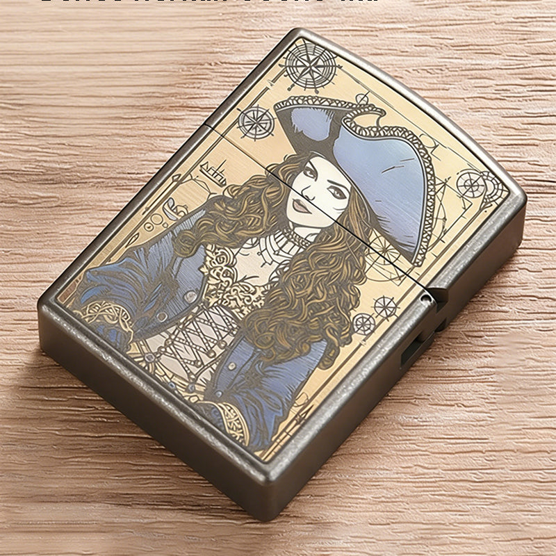 Titanium Alloy Lighter Shell Female Jazz Series Outdoor EDC Portable Tool Men's Gift
