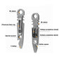 Titanium Alloy Crowbar, Portable Fast Ratchet Screwdriver, EDC Multi-Function Tool, Repair Tool, Bottle Opener