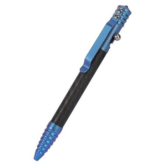 TACRAY Titanium Alloy Carbon Fiber Tactical Pen - Multifunctional EDC Business Signature Ballpoint Pen