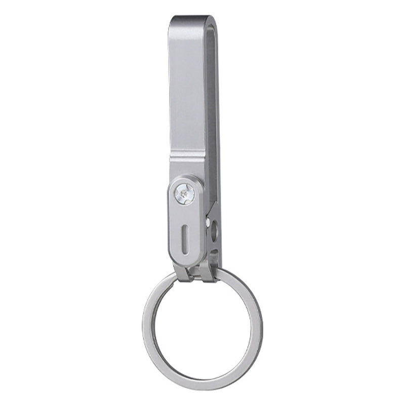 Titanium Alloy Keychain Quick Release with Lock, Anti-Accidental Opening, Multi-Function, Suitable for Various Pants Belts
