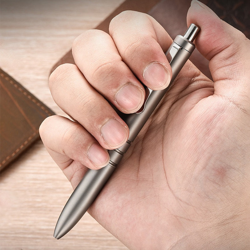 Multifunctional tc4 titanium alloy tactical pen heavy feel outdoor EDC