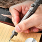 Stone Washed Barrel-Shaped Titanium Alloy Tactical Pen, Bolt Switch Design, Suitable For EDC Outdoor And Signature Use