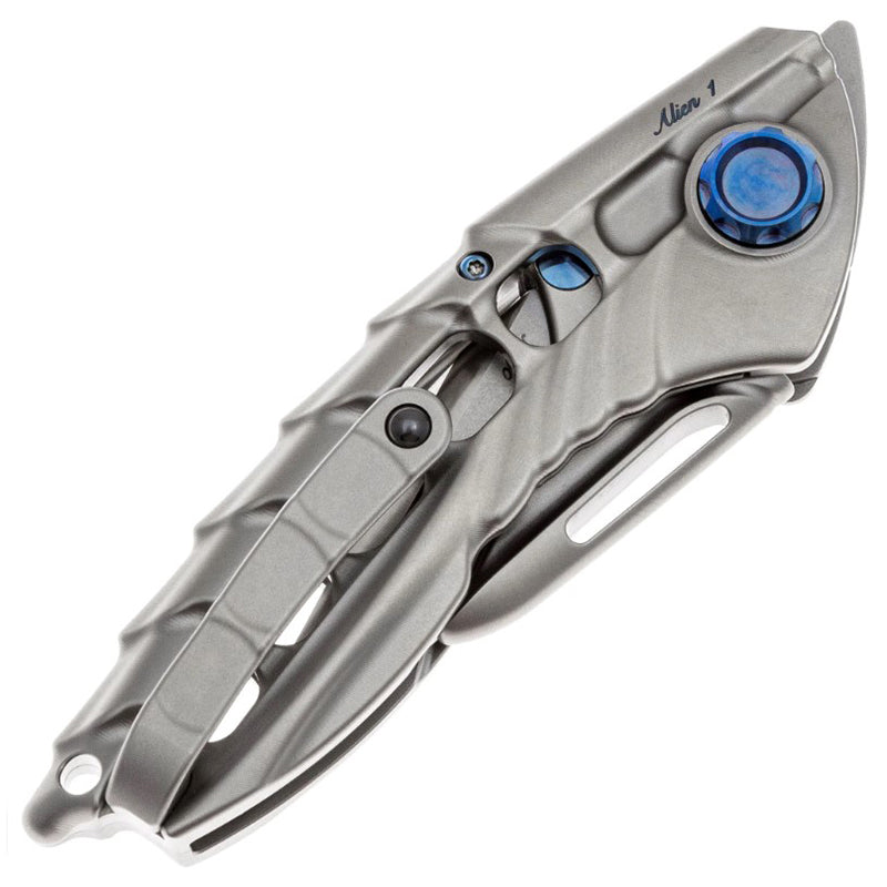 Rike Knife Alien1 Folding Knife M390 Blade Material Titanium Alloy Primary Color Handle