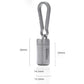 Pure Titanium Medicine Box Keychain Pendant Set, Suitable For Outdoor Carrying