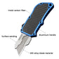 Portable Aluminum Alloy Utility Knife SK5 Carbon Steel Blade Suitable For Daily Cutting