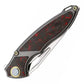 Rike Knife 1902s Small Folding Knife M390 Blade Material Red Carbon Fiber Titanium Alloy Handle